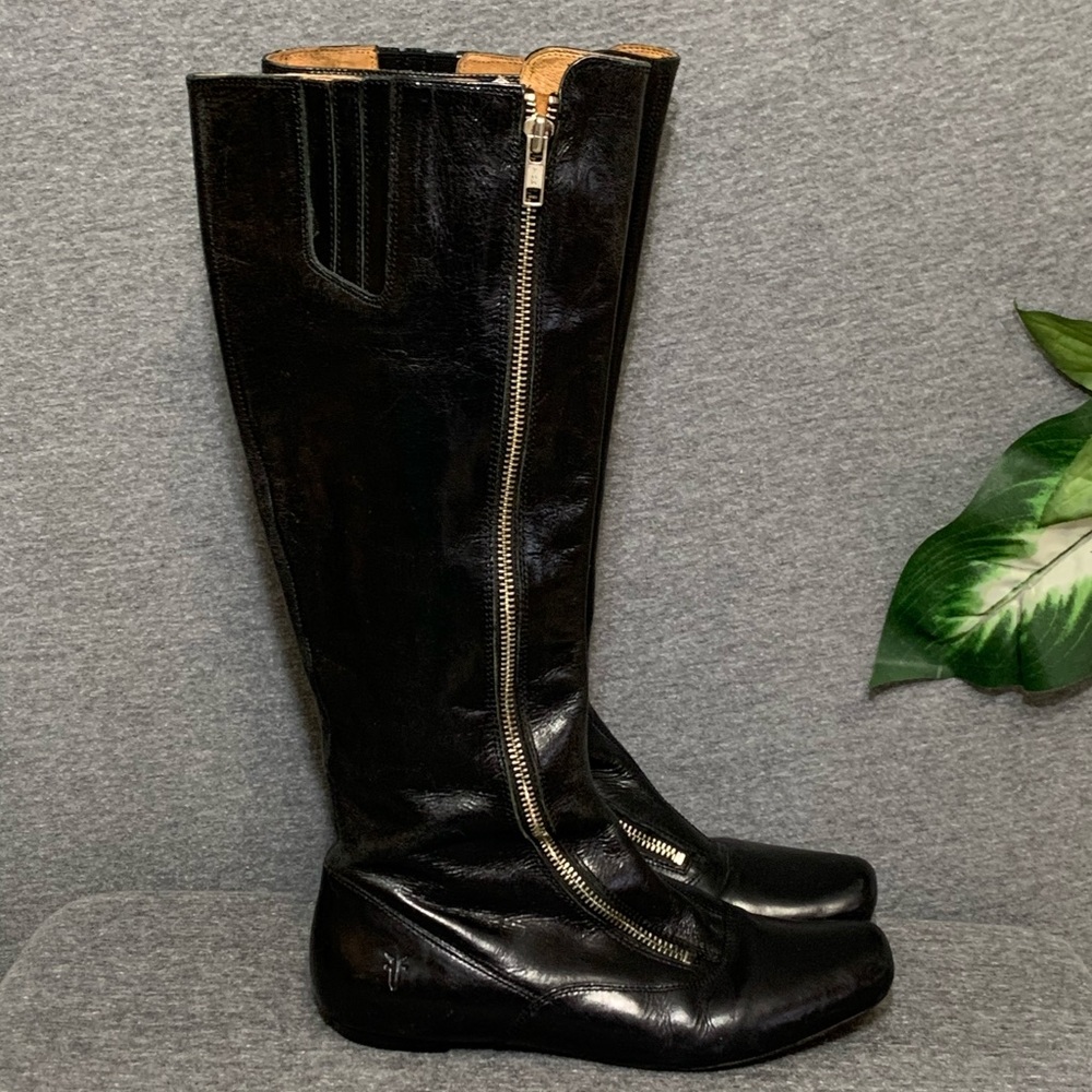 Frye Annie Double Zip Knee Boots 6.5